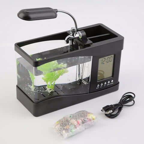1.5L Mini USB Aquarium Fish Tank