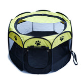 Pet Dog House Cute  Waterproof Cloth Pet SuppliesResistant Ventilation Fold  Puppy Portable Cage Pet Playpen Star Anise Pet Dog