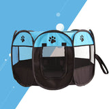 Pet Dog House Cute  Waterproof Cloth Pet SuppliesResistant Ventilation Fold  Puppy Portable Cage Pet Playpen Star Anise Pet Dog