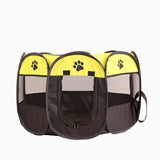Pet Dog House Cute  Waterproof Cloth Pet SuppliesResistant Ventilation Fold  Puppy Portable Cage Pet Playpen Star Anise Pet Dog